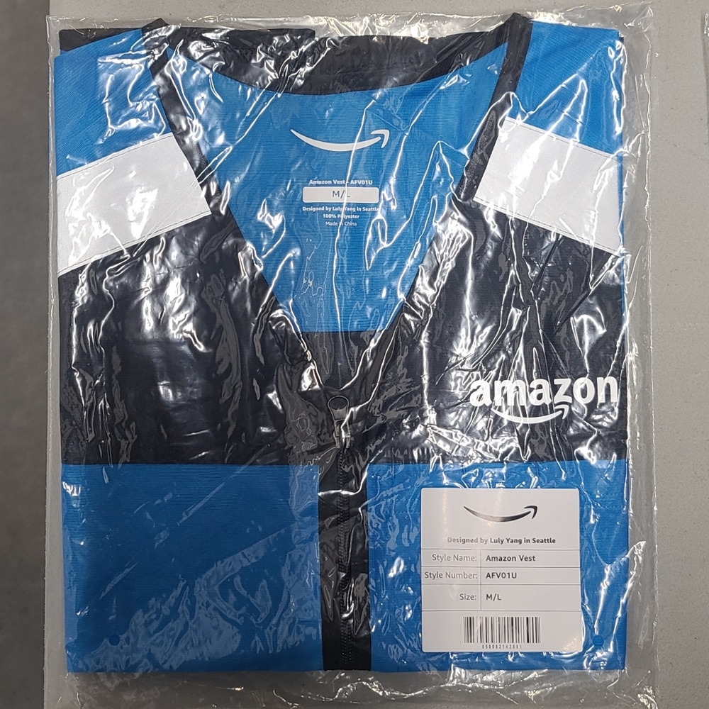 Amazon Vest High Visibility Reflective Safety Various Sizes